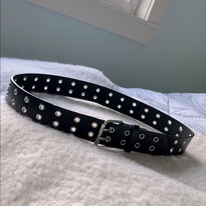 black Brandy Melville leather belt